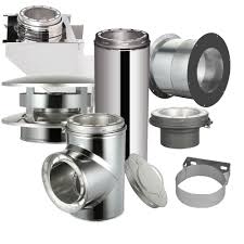 Through The Wall Kit for 6" Inner Diameter Chimney Pipe with ...