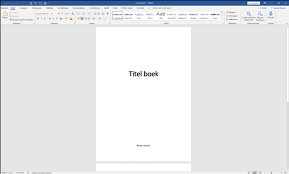 Een Boek Maken In Word Kan Dat Bookadew Echt Boek Drukken