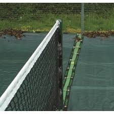 During a tennis match there can be both one player (single) or two players (double) on both half. Tennis Court Debris Cover Half Court Size 17 5m X 17 5m