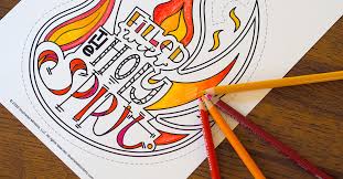 Great confirmation symbol, third glorious mystery, and bible story coloring page for acts chapter 2. Free Downloadable Pentecost Coloring Page For Pentecost