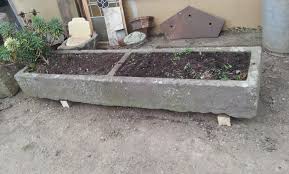 Water troughs as raised garden beds: Green Pennant 6 Old Stone Feeder Water Trough Garden Tub Somerset Reclamation Radstock Bath Wells South West Home Living