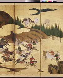 Hunting Tartars Edo Period Kyoto National Museum Tartars Refer To Horse Riding Mongols According To The Mid Edo P Korean Art Japanese Art Japanese Painting