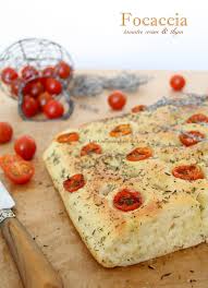 Focaccia Tomates Cerises Thym Les Gourmandises De Lou Foccacia Recette Recette Recettes De Cuisine