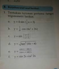 Jika maka fungsi g adalah. Contoh Soal Fungsi Hiperbolik Contoh Soal Pelajaran