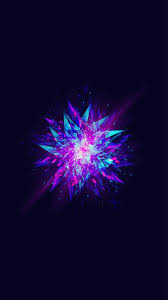 fractal blast minimal blue abstract illustration art iphone 8 wallpapers telefon hintergrundbilder apfel hintergrund wallpapers android pinterest