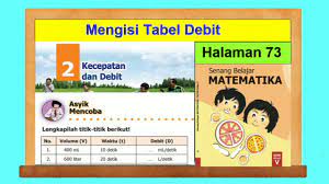 Aug 18, 2021 · buku matematika kelas 5 dan kunci jawaban revisi 2021. Asyik Mencoba Hal 73 Senang Belajar Matematika Kelas 5 Mengisi Tabel Debit Bab 2 Youtube
