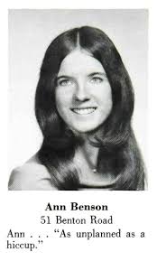 Ann Marie Benson (Abenanti) (Deceased), Paramus, NJ New Jersey