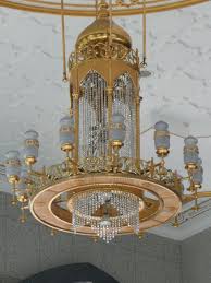 Table lamps and chandeliers can provide a lot more than light. Solid Gold Chandelier In The Main Mosque Antique Lighting Chandelier Lamp Custom Chandelier