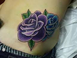 Traditional Rose Tattoo Purple Rose Tattoos Traditional Rose Tattoos Blue Rose Tattoos
