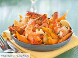 Gambas Sautees A L Ail Recettes Recette Recette Gambas Crevette Recette Recette