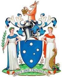 Coat Of Arms Of The State Of Victoria Australia Coat Of Arms Victorian Coat Victoria Australia