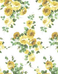Customize and personalise your desktop, mobile phone and tablet with these free wallpapers! Maggie May Yellow Traditional Peel Stick Wallpaper