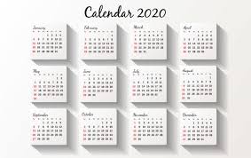 For my contact page, i wanted a generic calendar icon to let people view my diary. Calendar 2020 Graphic By Nainggig Creative Fabrica Calendar Template Calendar Calendar 2020