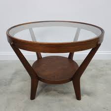 The table is made of solid sheesham wood. Dark Oak Czech Coffee Table By Kozelka Kropacek 1950 S 128459