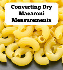 1 metric cup of orzo no. Converting Dry Macaroni Measurements Thriftyfun