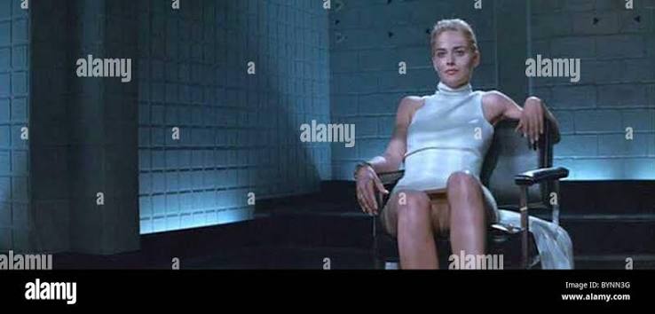 Sharon Stone in Basic Instinct Supplied by ( does not claim any Copyright  or License in the attached material. Any Stock Photo - Alamy