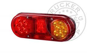 LED hátsó lámpa ovál 12/24V 3funkciós Jobb - TruckerShop - K