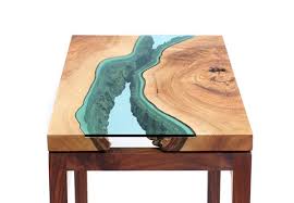 Amazing Handcrafted Tables With Rivers Flowing Through Them Reclaimed Wood Table Decor Handcrafted Table