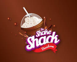 Black And White Shake Shake Shack The Shake Shack Benidorm Shakes Birthday Candles Logo Design