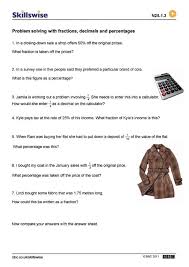 Use bus stop method to turn the fraction into a decimal, then multiply by 100 to turn that into a percentage Pin By Sarah Sanford On Homeschool In 2021 Decimals Problem Solving Worksheet Percent Word Problems