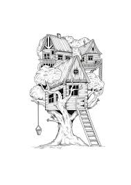 See more ideas about colorful pictures, coloring pages, colouring pages. Tree House Coloring Page Free Printable Coloring Pages For Kids
