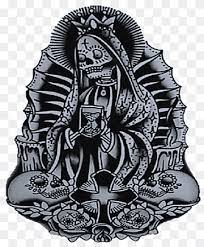 5 of 55 john perez is a tattoo artist specializing in black and gray realism tattoos. M 02csf Visual Arts Drawing Santa Muerte Santa Muerte Legendary Creature Prayer Monochrome Png Pngwing
