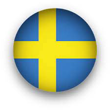 Denna flagga är röd, med ett vitt kors i mitten. Animated Sweden Flag Svenska Flagga Swedish Clipart