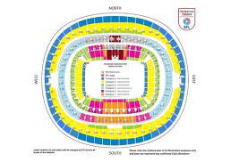 Wembley Stadium Seating Plan For Carabao Cup Final