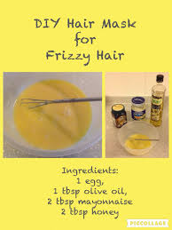 Diy Beauty Product Homemade Hair Mask Made With All Natural Ingredients Apply To Hair Cover With Sho In 2020 Homemade Hair Products Hair Mask For Growth Hair Frizz