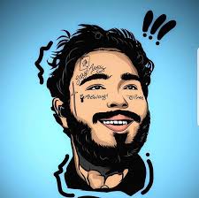If you would like to see more content from me & other free templates, please like and subscribe to see my videos every day. Post Malone Fan Art Post Malone Wallpaper Rapper Art Marvel Paintings