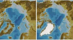 This distinctive physical map of the arctic ocean floor provides stunning details of submarine terrain such as continental shelves, abyssal plains, ridges, and fracture zones. New Depth Map Of The Arctic Ocean World Shipping Seanews