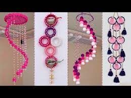 Lately, we've seen an increase in popularity for rustic wall decor as a general trend, with a focus on decorations and accent pieces made of reclaimed wood. 8 Beautiful Home Decor Wall Hanging Ideas Diy Craft Youtube Handmade Wall Hangings Crafts Handmade Wall Hangings Flower Diy Crafts