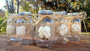 Check spelling or type a new query. Amazon Com Set Of 5 Rustic Mason Jars With Sola Flower Rustic Wedding Decor Wedding Mason Jars Mason Jar Centerpieces Ball Mason Jars Handmade