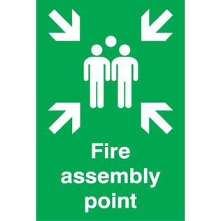 Sitesafe fire assembly point sign | Cromwell Tools