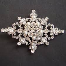 Rhinestone Crystal Pearl Brooch Victorian Vintage Bridal Brooch Victorian Wedding Jewelry Wedding Accessories Wedding Brooch