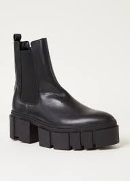 Download our app, the 5th stand!. Mango Traktor Chelsea Stiefel Aus Leder De Bijenkorf