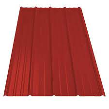 Check spelling or type a new query. Gibraltar Building Products 16 Ft Sm Rib Galvanized Steel 29 Gauge Roof Panel In Barn Red 02459 The Home Depot