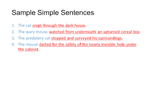 Check spelling or type a new query. Simple Sentence 1 A Simple Sentence Contains A Subject And Verb 2 It Expresses A Single Complete Thought 3 A Simple Sentence Is A Single 1 Independent Ppt Download