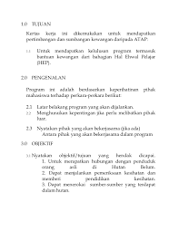 Contoh Kertas Kerja