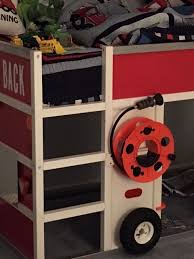 Fdny Fire Truck Bunk Bed From Ikea Kura Ikea Hackers Ikea Kura Ikea Bed Firetruck Bed