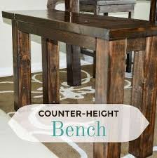 Diy Counter Height Bench Counter Height Bench Diy Bench Diy Furniture Chair