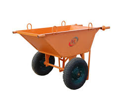 Trolley (wheel barrow in hand drawn). Wheel Barrow Double Tyre Wheel Barrow Manufacturer From Coimbatore