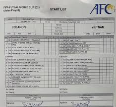 Có thể viet nam futsal hoàn thành công việc trong nhóm indoor foot invitational tournament đối với đội lebanon futsal? Gglqjjdmu Uwrm