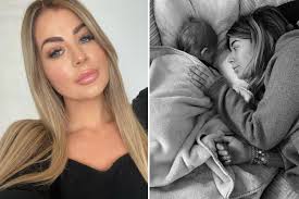 Jessica Hayes thanks baby son for giving her a reason to 'carry on' after  suffering a miscarriage