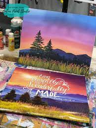 Basics In Blending Acrylic Paint For