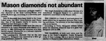 Article clipped from Lansing State Journal