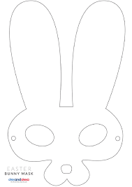 Join in on the fun as i, kimmi the clown, color in my pusheen coloring & activity book! Bunny Mask Template Printable Pdf Download