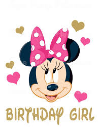 1st Birthday Mickey Mouse Clipart Black And White Birthday Girl Minnie Mouse Digital Image For T Shirt Printable Iron On Transfer 1st Birthday First Custom Birthday Minnie Mouse Printables Minnie Mouse Birthday Decorations Minnie Mouse Pink