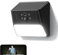 Outdoor Camera Wireless 2K Solar Wall Light Cameras with AI Motion  Detection 3MP