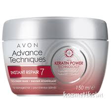 Avon Advance Techniques Instant Repair 7 Yipranmis Saclar Icin Bakim Maskesi 150ml Kozmetikcim